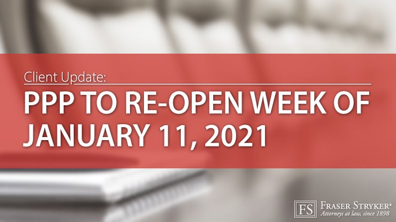 PPP To Re-Open Week of January 11, 2021